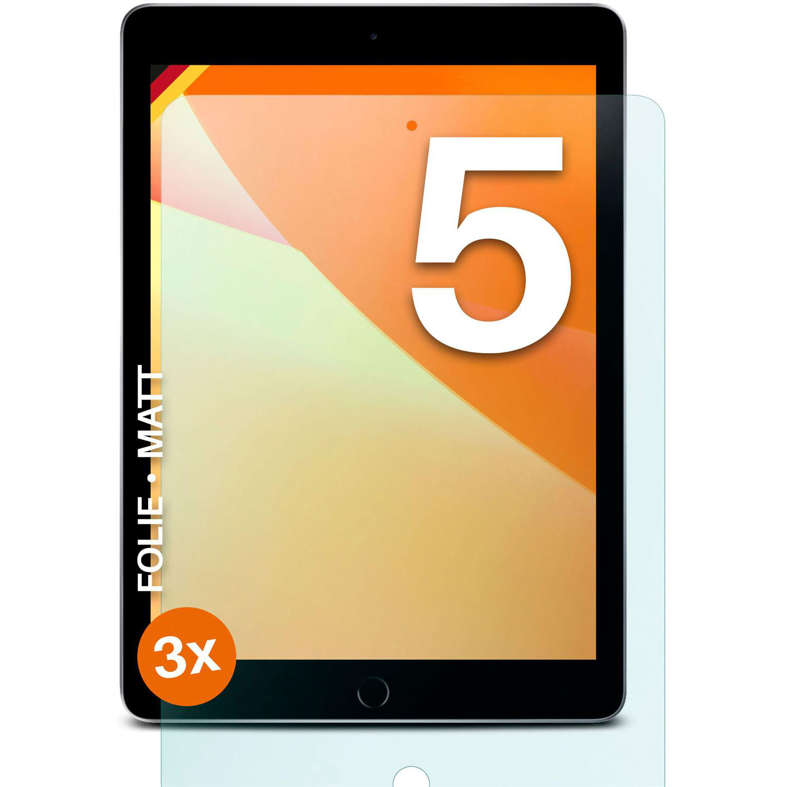 moex FlexProtect iPad 5 (2017) Schutzfolie Matt – Weiteres Produktbild 1 moex FlexProtect iPad 5 (2017) Schutzfolie Matt – Weiteres Produktbild 1