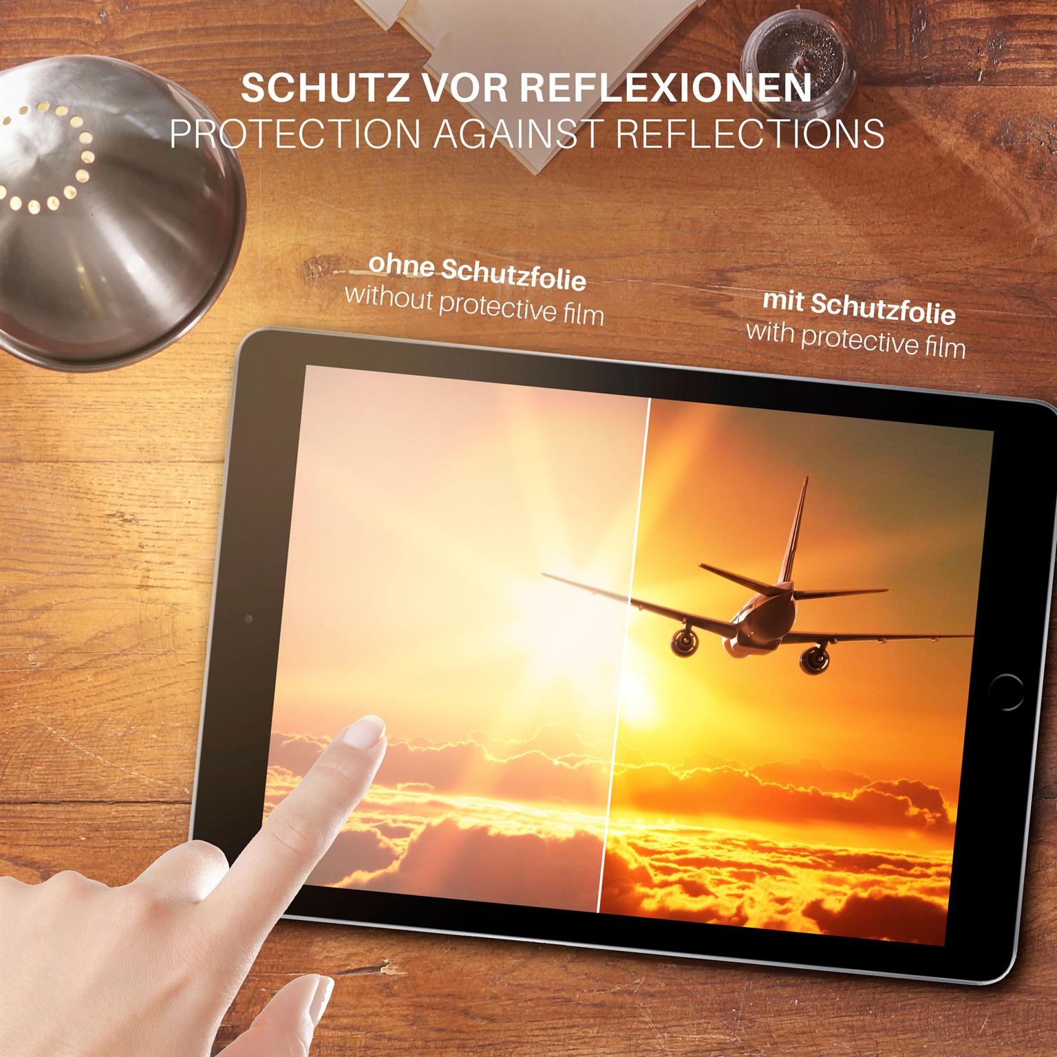 moex FlexProtect iPad 6 (2018) Schutzfolie Matt – Weiteres Produktbild 4