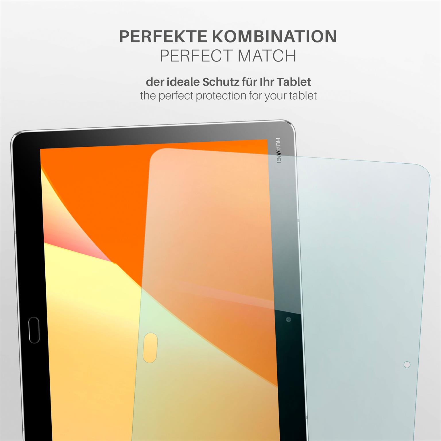 moex FlexProtect Huawei MediaPad M3 Lite 10 Schutzfolie Matt – Weiteres Produktbild 2