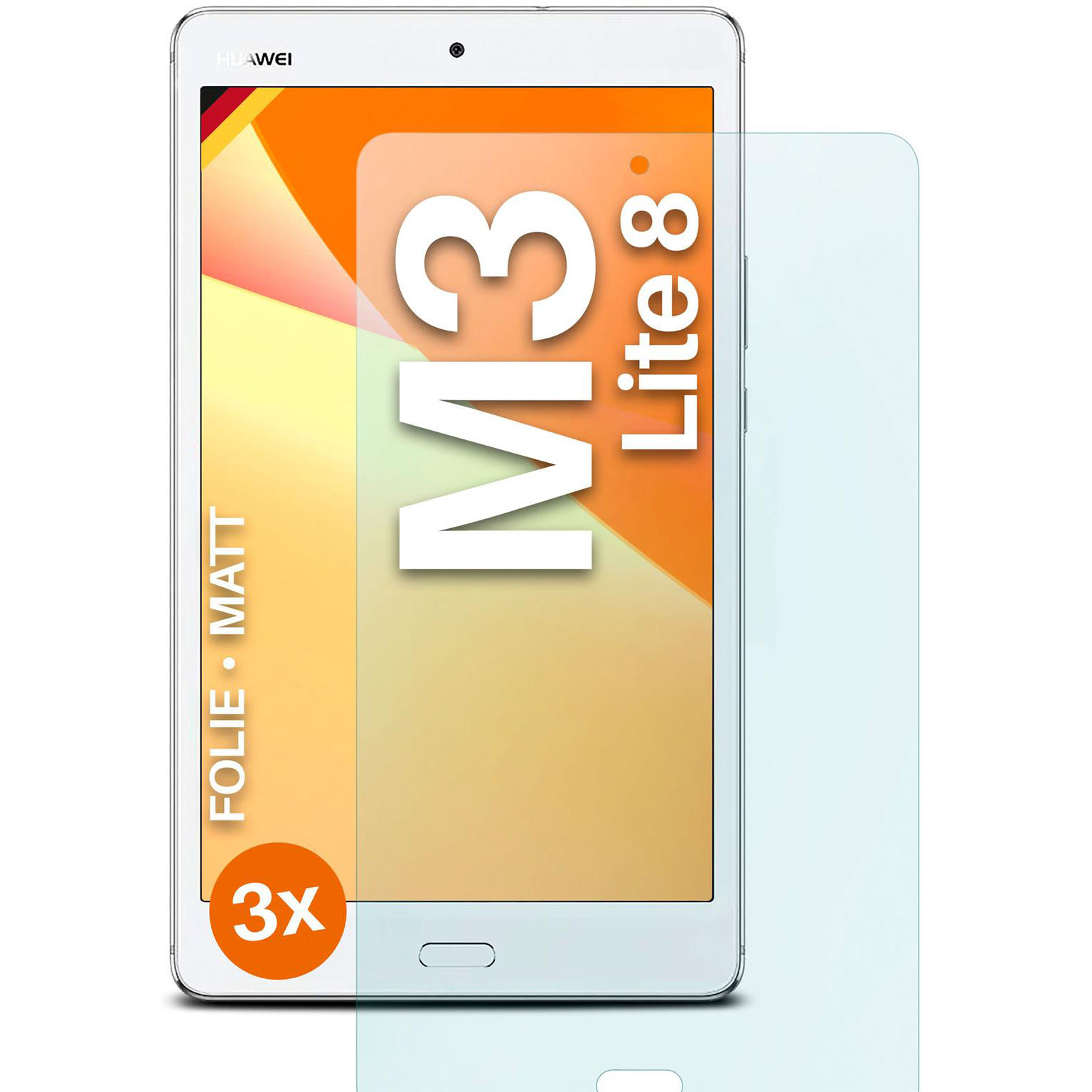 moex FlexProtect Huawei MediaPad M3 Lite 8 Schutzfolie Matt – Weiteres Produktbild 1 moex FlexProtect Huawei MediaPad M3 Lite 8 Schutzfolie Matt – Weiteres Produktbild 1