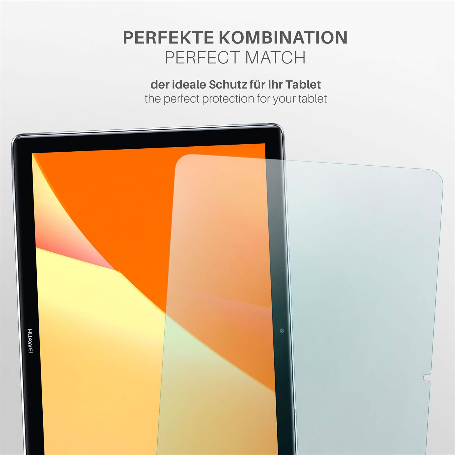 moex FlexProtect Huawei MediaPad M5 (10.8) Schutzfolie Matt – Weiteres Produktbild 2