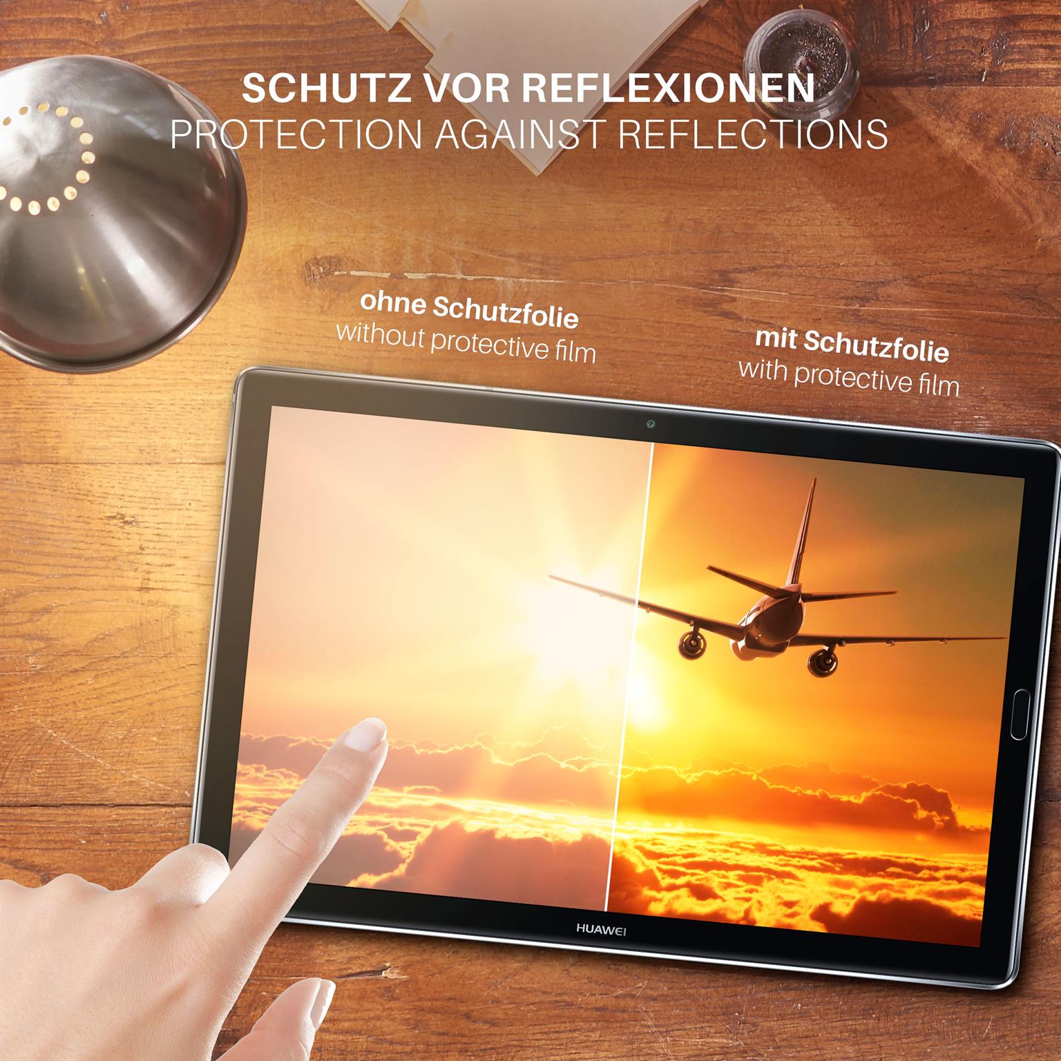 moex FlexProtect Huawei MediaPad M5 (10.8) Schutzfolie Matt – Weiteres Produktbild 4