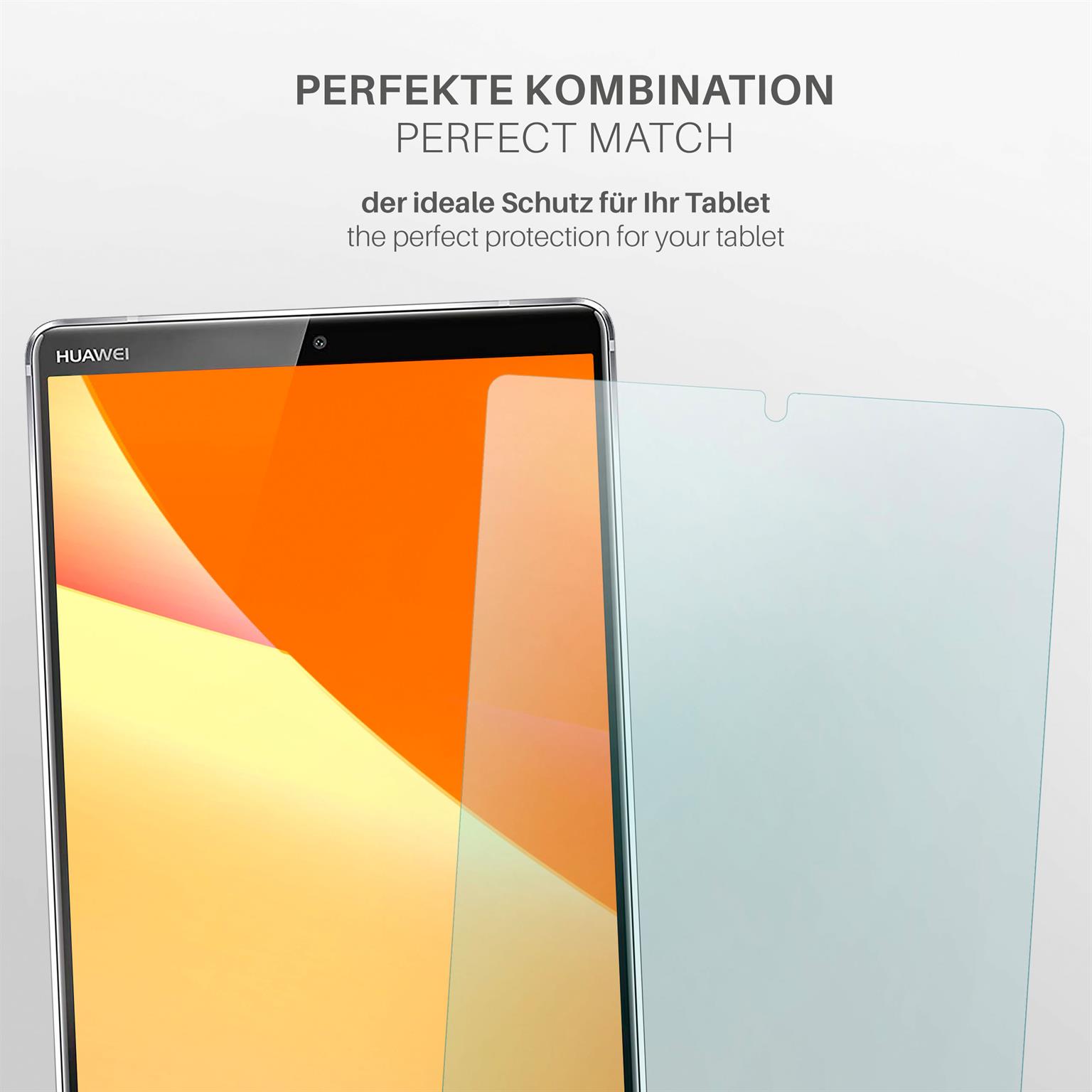 moex FlexProtect Huawei MediaPad M5 (8.4) Schutzfolie Matt – Weiteres Produktbild 2