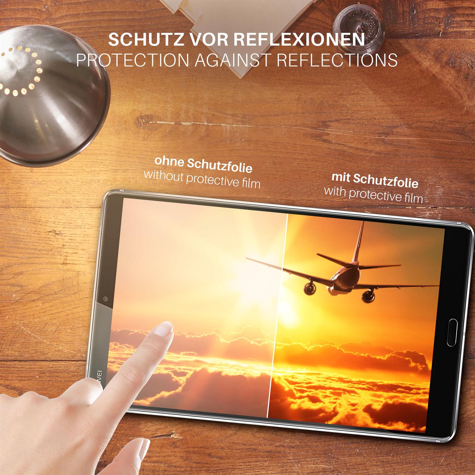 moex FlexProtect Huawei MediaPad M5 (8.4) Schutzfolie Matt – Weiteres Produktbild 4