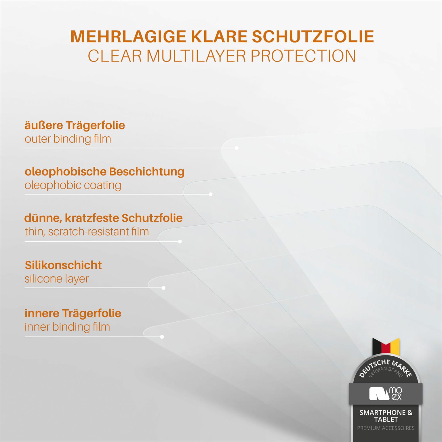 moex FlexProtect Lenovo Tab P11 Plus Schutzfolie Matt – Weiteres Produktbild 1