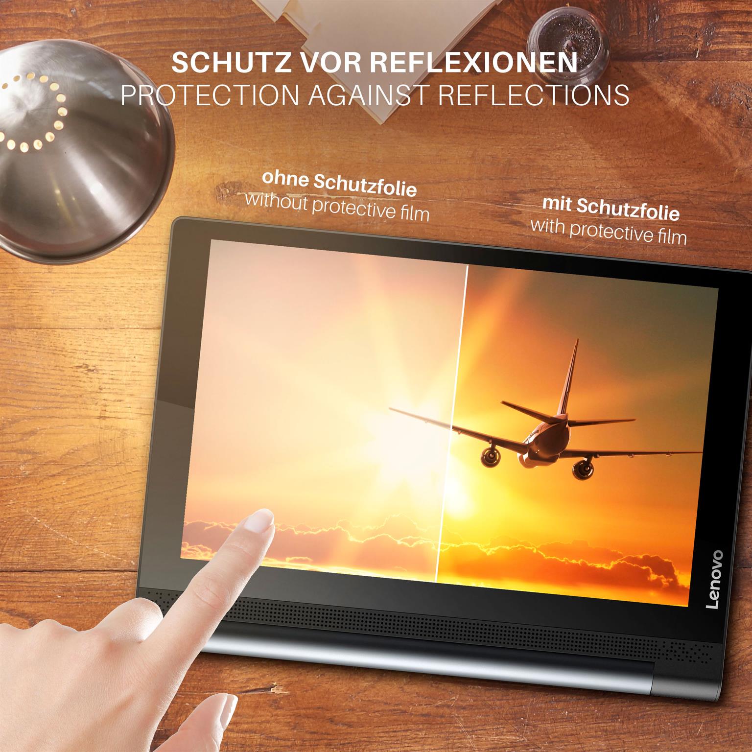 moex FlexProtect Lenovo Yoga Tab 3 10 Schutzfolie Matt – Weiteres Produktbild 4