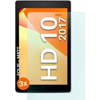 moex FlexProtect Amazon Fire HD 10 (2017) Schutzfolie Matt – 3er Set