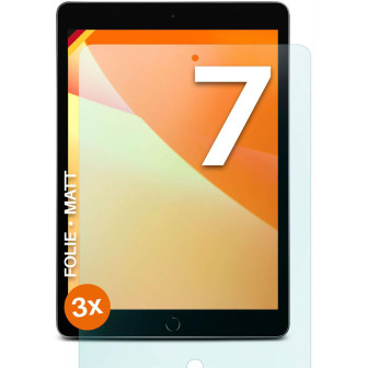moex FlexProtect iPad 7 (2019) Schutzfolie Matt – 3er Set