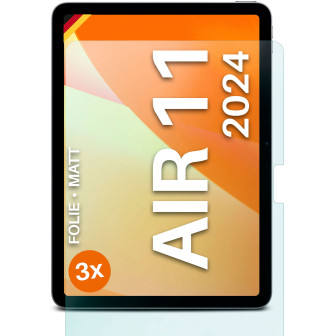 moex FlexProtect iPad Air 11 (2024) Schutzfolie Matt – 3er Set
