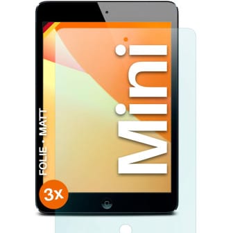 moex FlexProtect iPad mini 1 (2012) Schutzfolie Matt – 3er Set moex FlexProtect iPad mini 1 (2012) Schutzfolie Matt – 3er Set