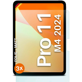 moex FlexProtect iPad Pro 11 (2024) Schutzfolie Matt – 3er Set