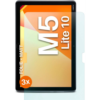 moex FlexProtect Huawei MediaPad M5 Lite (10) Schutzfolie Matt – 3er Set