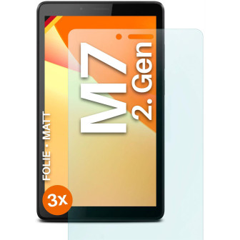 moex FlexProtect Lenovo Tab M7 (2. Gen.) Schutzfolie Matt – 3er Set