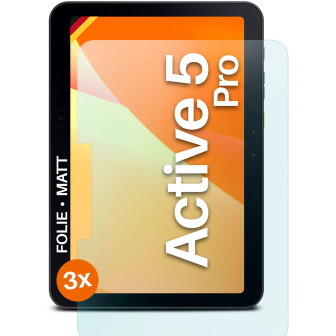 moex moex FlexProtect Samsung Galaxy Tab Active5 Pro Schutzfolie Matt – 3er Set