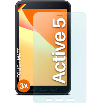 moex moex FlexProtect Samsung Galaxy Tab Active5 Schutzfolie Matt – 3er Set