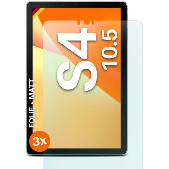 moex FlexProtect Samsung Galaxy Tab S4 Schutzfolie Matt – 3er Set