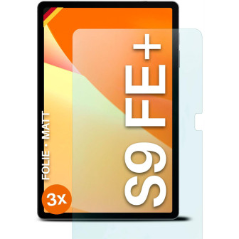 moex FlexProtect Samsung Galaxy Tab S9 FE Plus Schutzfolie Matt – 3er Set