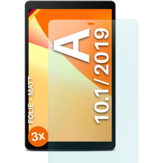 moex FlexProtect Samsung Tab A 10.1 (2019) Schutzfolie Matt – 3er Set
