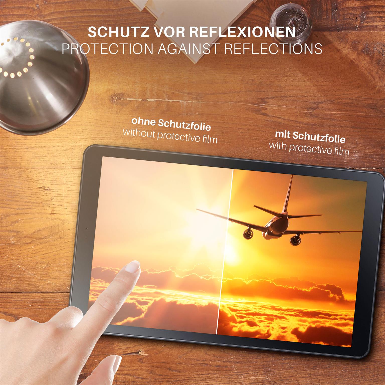 moex FlexProtect Samsung Galaxy Tab A 10.5 Schutzfolie Matt – Weiteres Produktbild 4