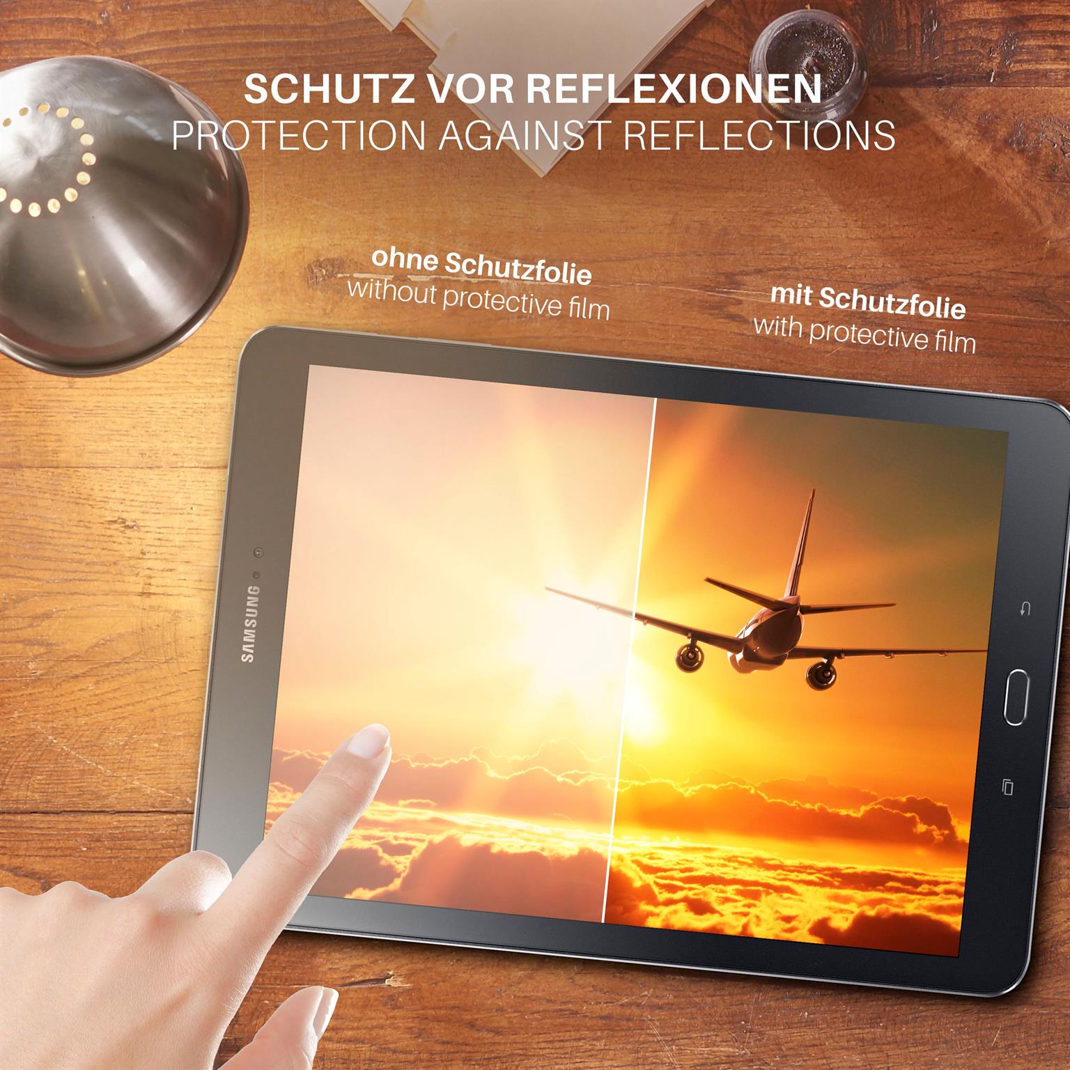 moex FlexProtect Samsung Galaxy Tab S2 9.7 Schutzfolie Matt – Weiteres Produktbild 4