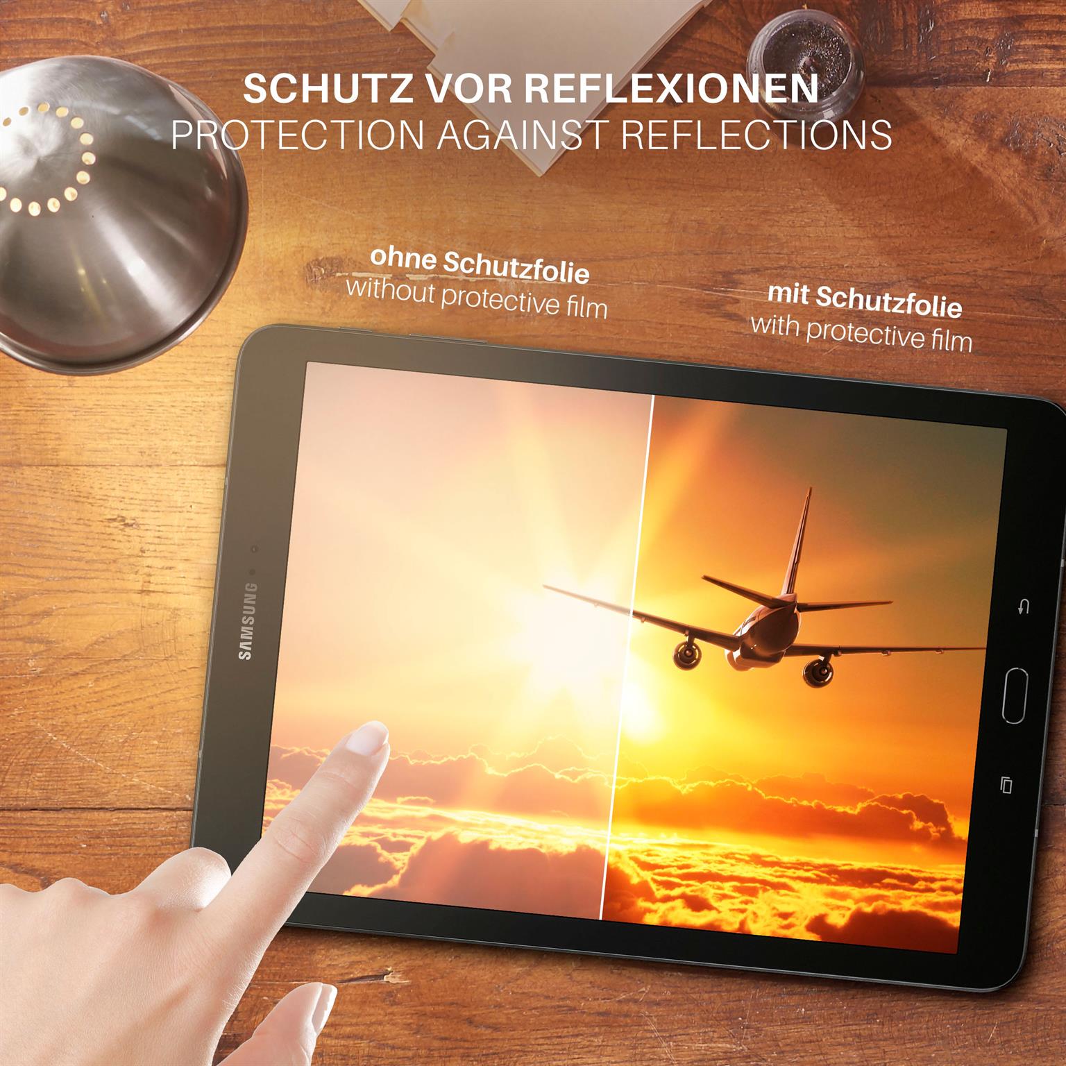moex FlexProtect Samsung Galaxy Tab S3 Schutzfolie Matt – Weiteres Produktbild 4