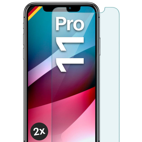 moex ShockProtect iPhone 11 Pro Panzerglas Klar – Weiteres Produktbild 1