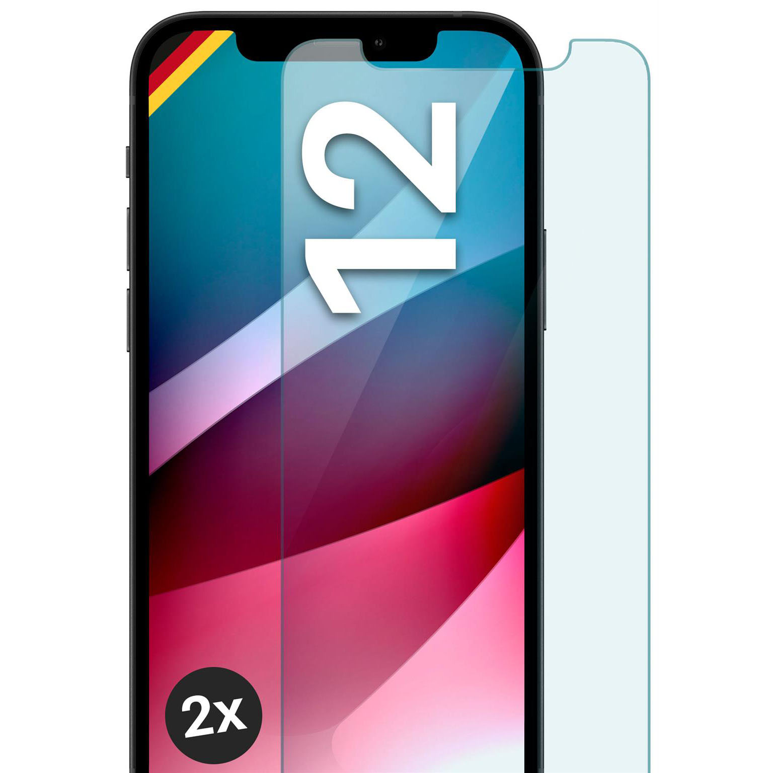 moex ShockProtect iPhone 12 Panzerglas Klar – Weiteres Produktbild 1 moex ShockProtect iPhone 12 Panzerglas Klar – Weiteres Produktbild 1