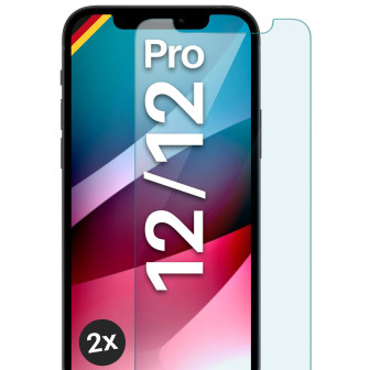 moex ShockProtect iPhone 12 Pro Panzerglas Klar – 2er Set