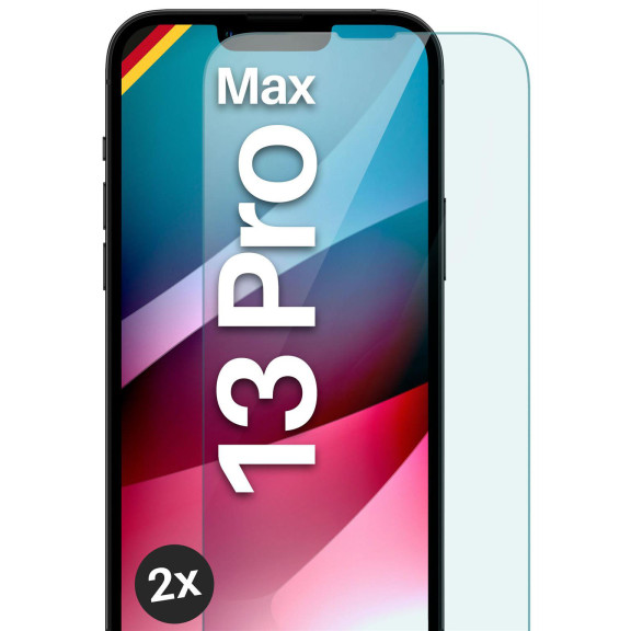 moex ShockProtect iPhone 13 Pro Max Panzerglas Klar – Weiteres Produktbild 1