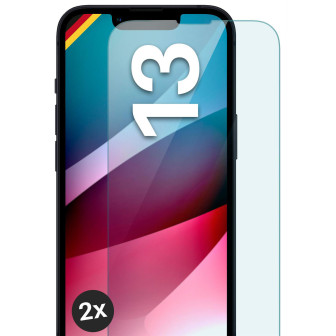 moex ShockProtect iPhone 13 Panzerglas Klar – 2er Set