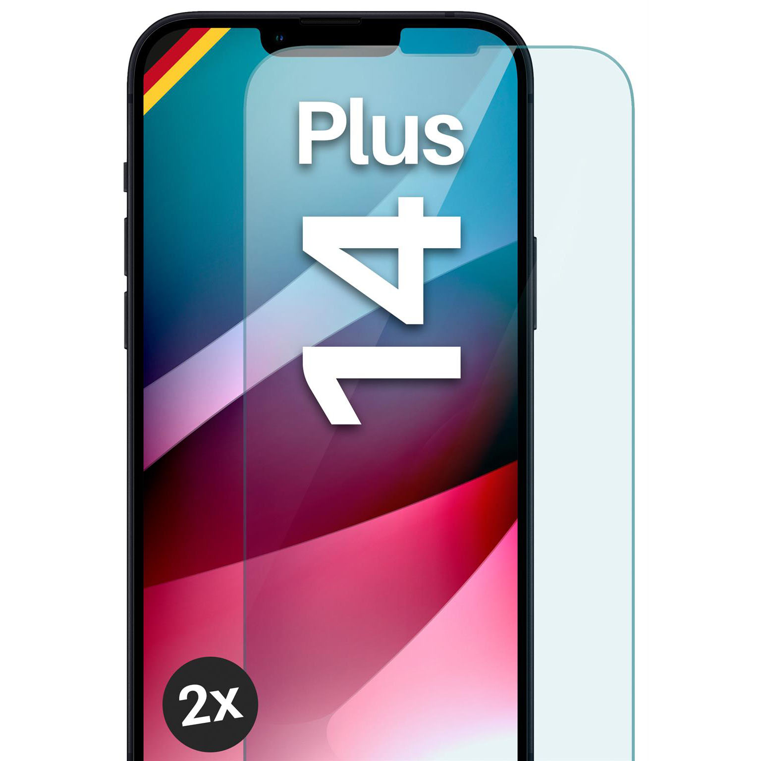 moex ShockProtect iPhone 14 Plus Panzerglas Klar – Weiteres Produktbild 1 moex ShockProtect iPhone 14 Plus Panzerglas Klar – Weiteres Produktbild 1
