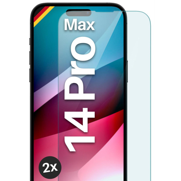 moex ShockProtect iPhone 14 Pro Max Panzerglas Klar – Weiteres Produktbild 1