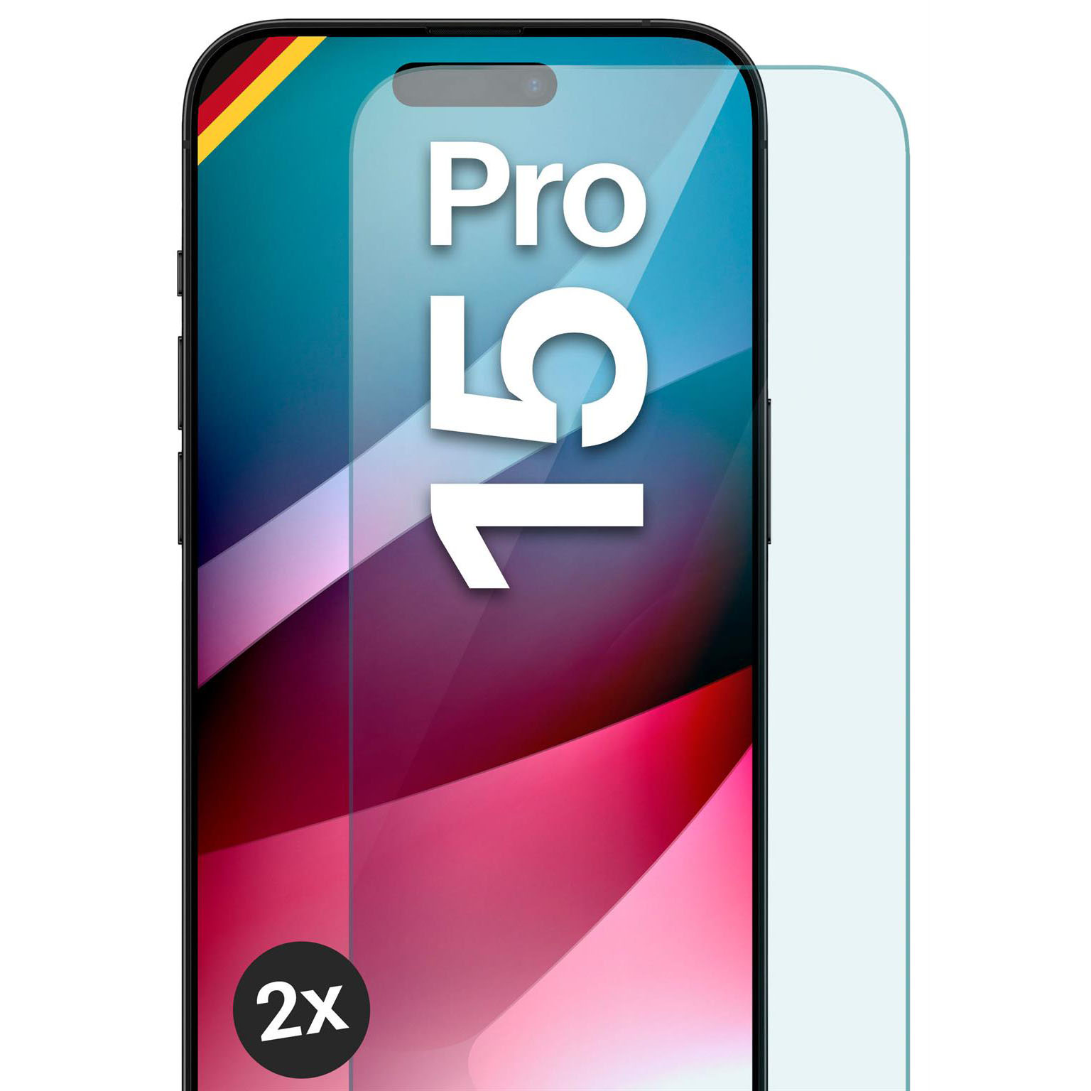 moex ShockProtect iPhone 15 Pro Panzerglas Klar – undefined