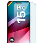 moex ShockProtect iPhone 15 Pro Panzerglas Klar – Weiteres Produktbild 1