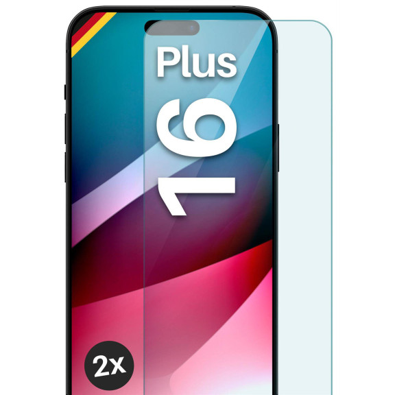 moex ShockProtect iPhone 16 Plus Panzerglas Klar – Weiteres Produktbild 1