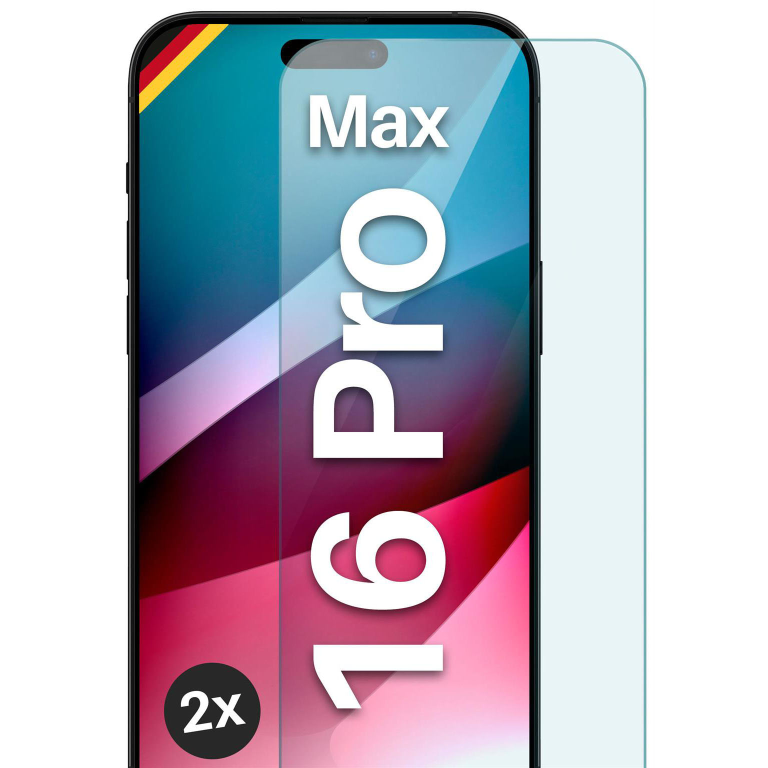 moex ShockProtect iPhone 16 Pro Max Panzerglas Klar – Weiteres Produktbild 1 moex ShockProtect iPhone 16 Pro Max Panzerglas Klar – Weiteres Produktbild 1