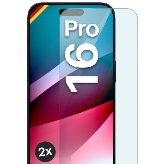 moex ShockProtect iPhone 16 Pro Panzerglas Klar – Weiteres Produktbild 1