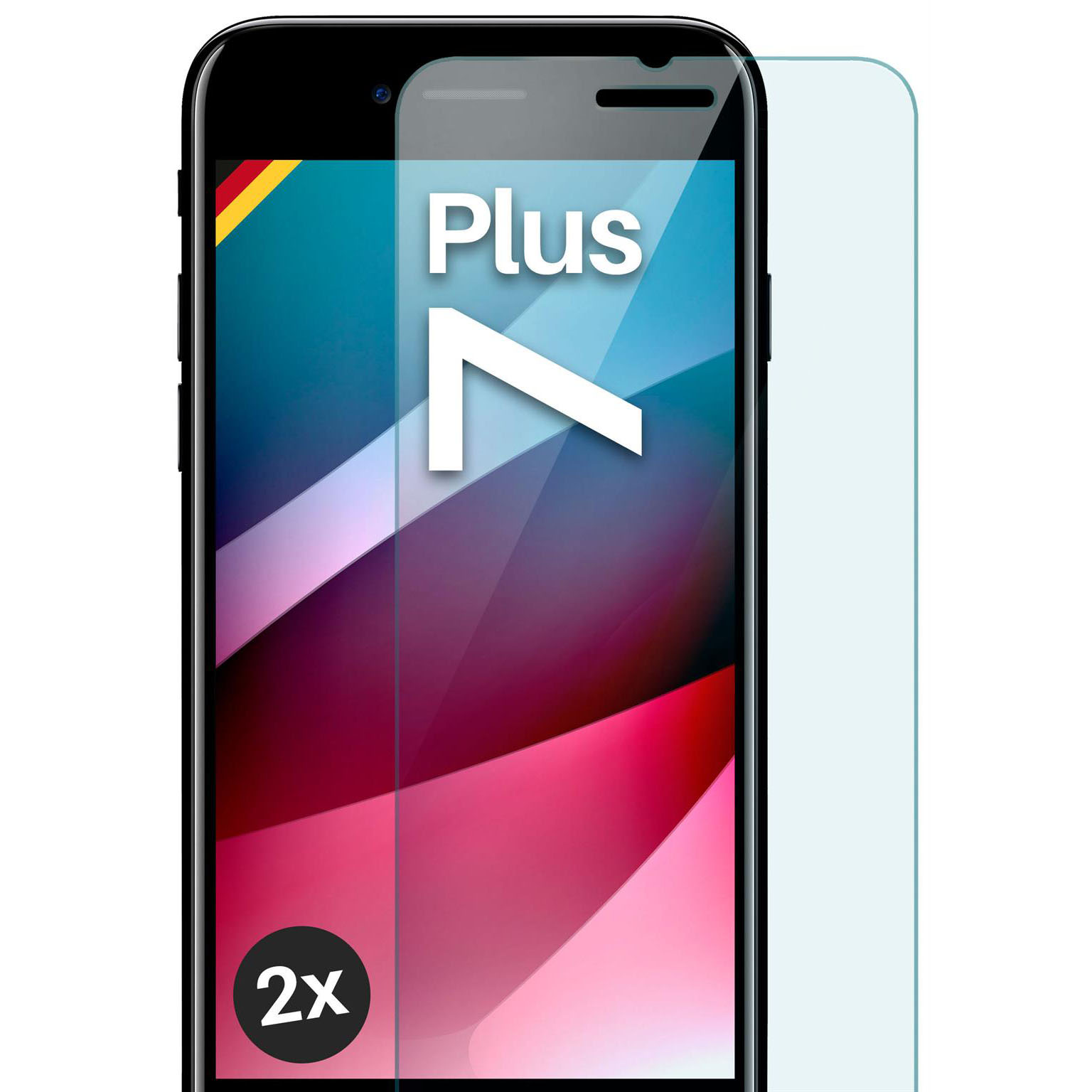 moex ShockProtect iPhone 7 Plus Panzerglas Klar – Weiteres Produktbild 1 moex ShockProtect iPhone 7 Plus Panzerglas Klar – Weiteres Produktbild 1