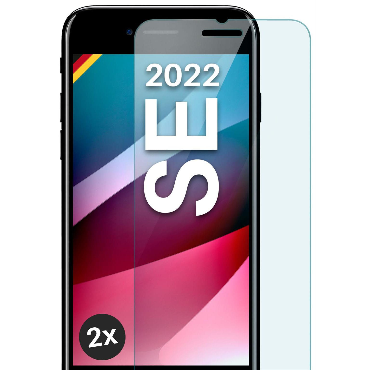 moex ShockProtect iPhone SE (2022) Panzerglas Klar – 2er Set moex ShockProtect iPhone SE (2022) Panzerglas Klar – 2er Set