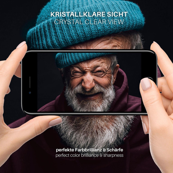 moex ShockProtect iPhone SE (2022) Panzerglas Klar – Weiteres Produktbild 5
