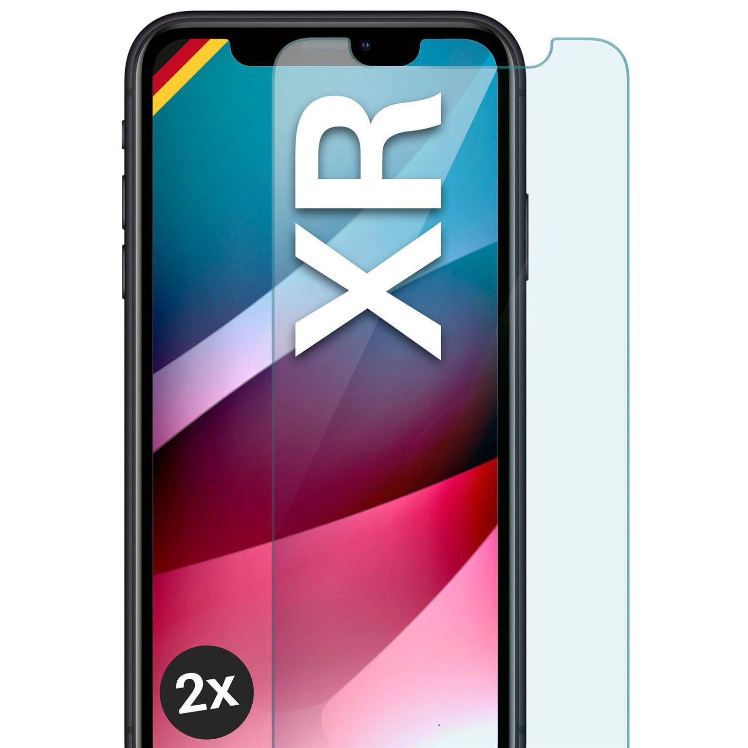 moex ShockProtect iPhone XR Panzerglas Klar – Weiteres Produktbild 1 moex ShockProtect iPhone XR Panzerglas Klar – Weiteres Produktbild 1