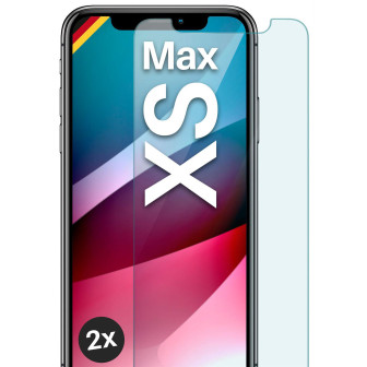 moex ShockProtect iPhone XS Max Panzerglas Klar – 2er Set