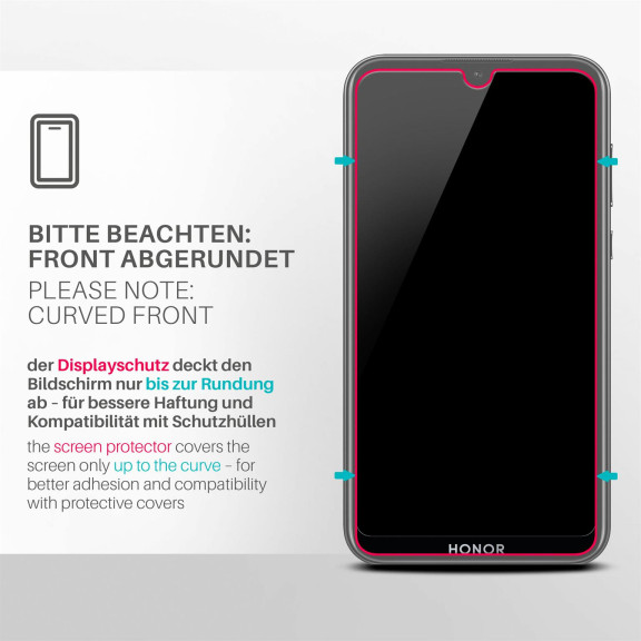 moex ShockProtect Honor 8S Panzerglas Klar – Weiteres Produktbild 3 moex ShockProtect Honor 8S Panzerglas Klar – Weiteres Produktbild 3