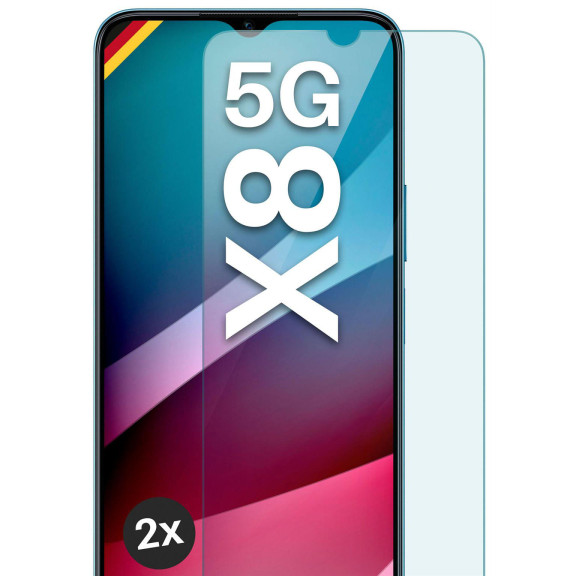 moex ShockProtect Honor X8 5G Panzerglas Klar – Weiteres Produktbild 1