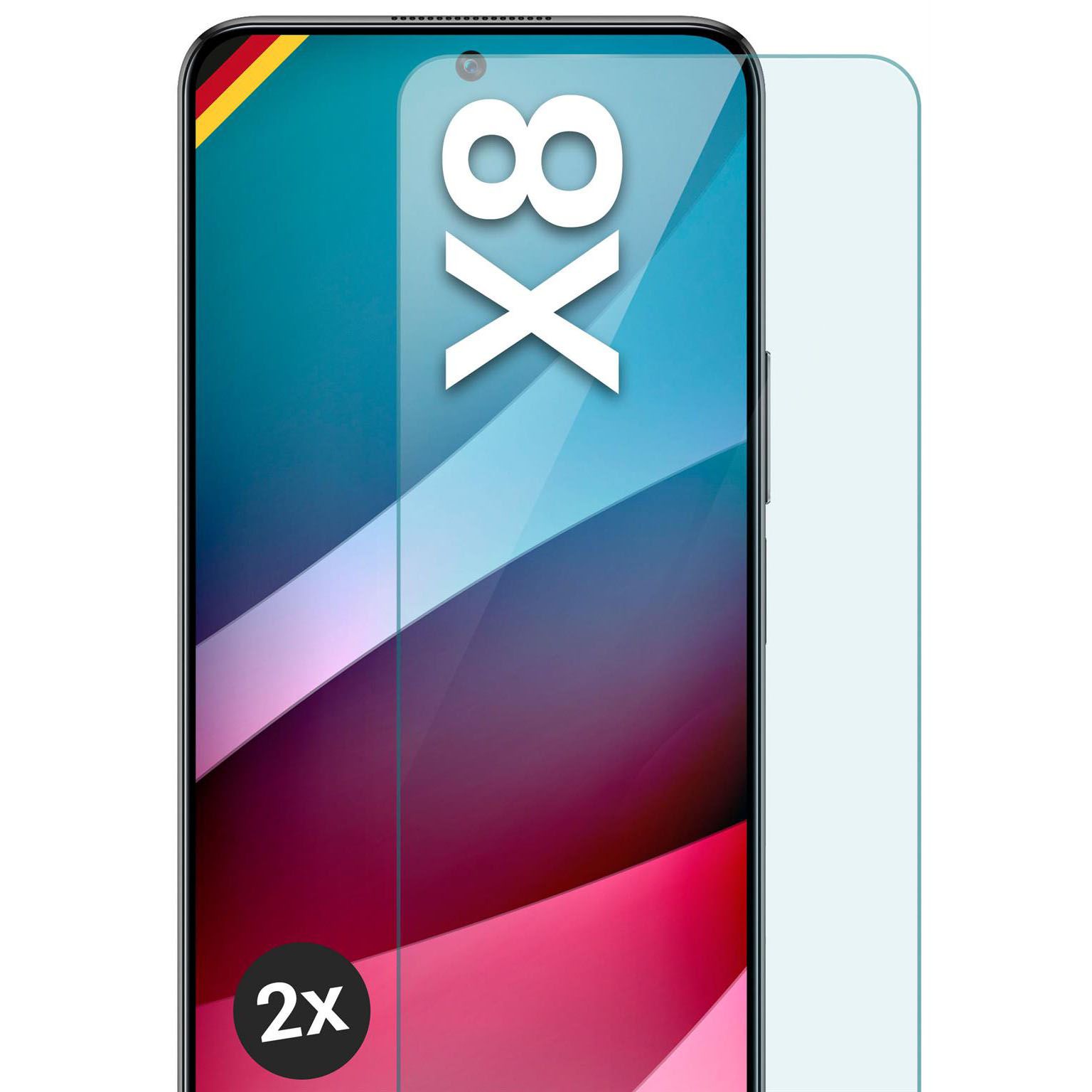 moex ShockProtect Honor X8 (4G) Panzerglas Klar – Weiteres Produktbild 1 moex ShockProtect Honor X8 (4G) Panzerglas Klar – Weiteres Produktbild 1
