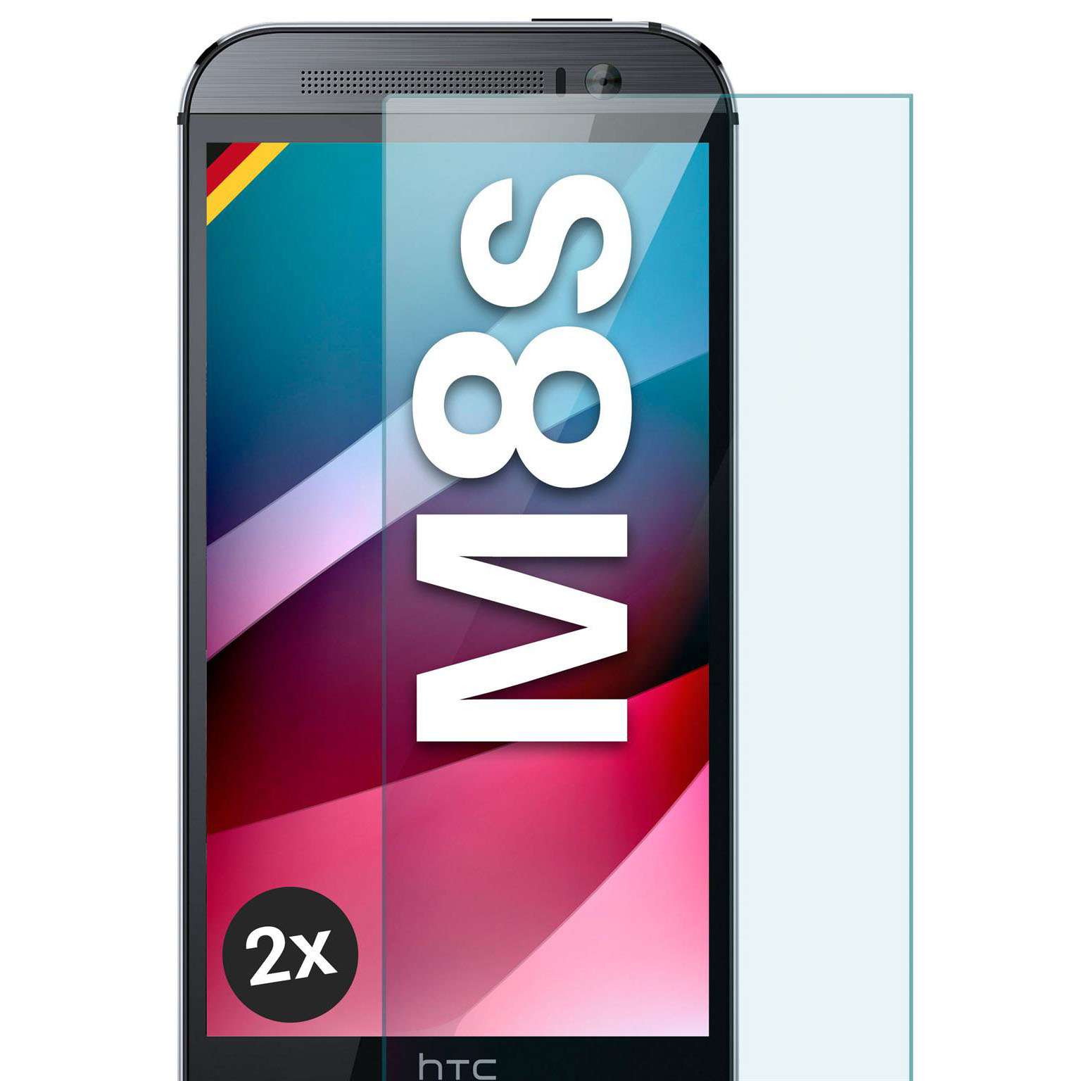 moex ShockProtect HTC One M8s Panzerglas Klar – undefined