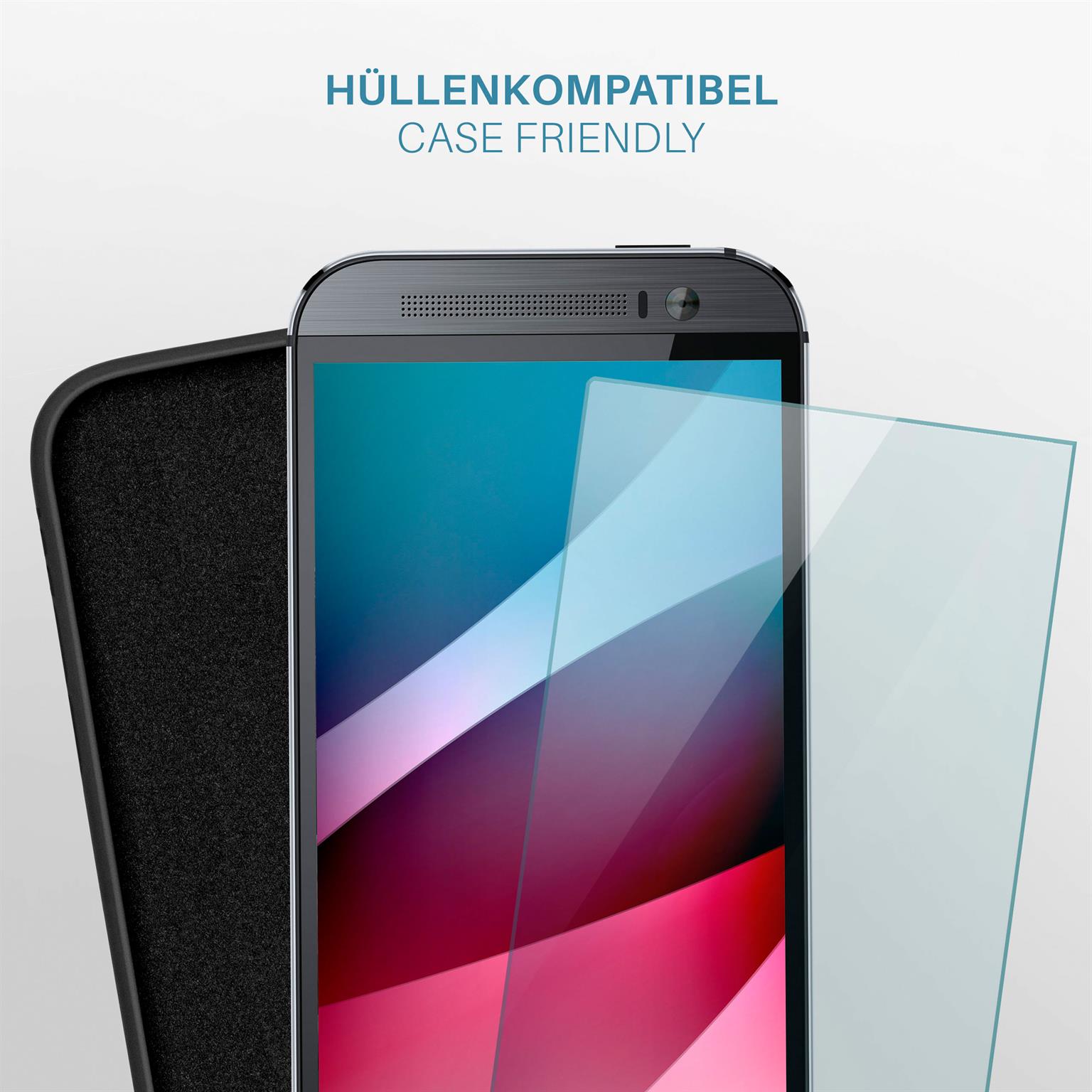 moex ShockProtect HTC One M8s Panzerglas Klar – Weiteres Produktbild 6