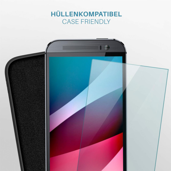 moex ShockProtect HTC One M8s Panzerglas Klar – Weiteres Produktbild 6