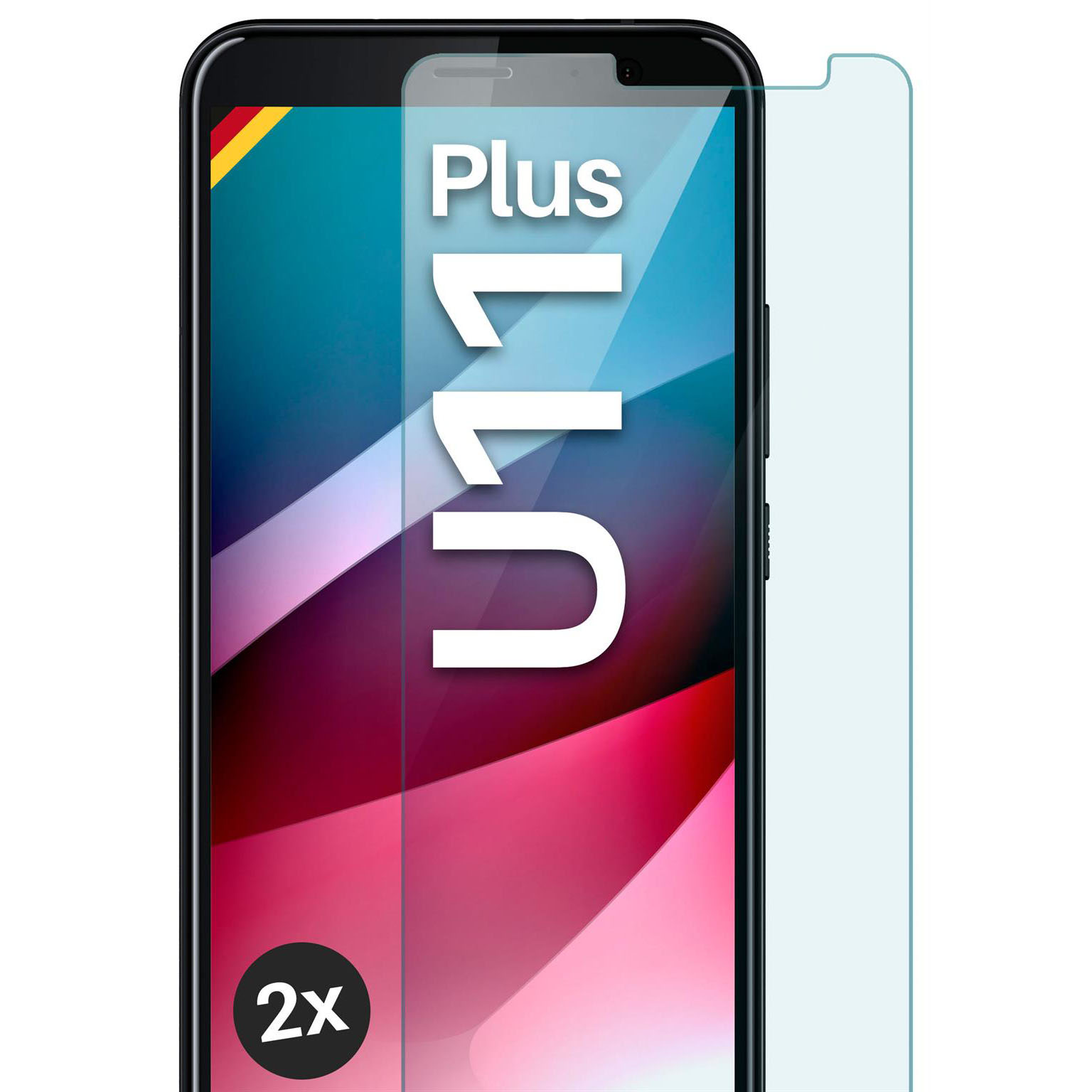 moex ShockProtect HTC U11 Plus Panzerglas Klar – Weiteres Produktbild 1 moex ShockProtect HTC U11 Plus Panzerglas Klar – Weiteres Produktbild 1