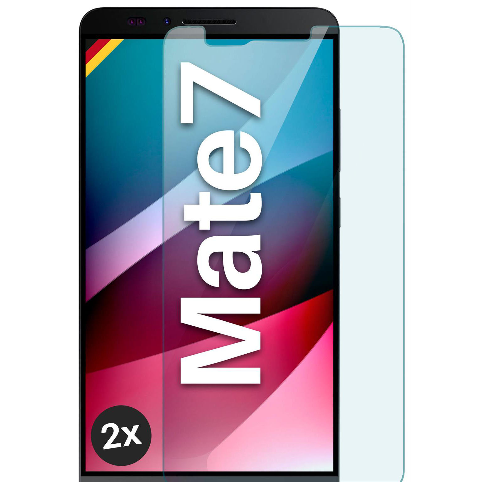 moex ShockProtect Huawei Ascend Mate 7 Panzerglas Klar – undefined
